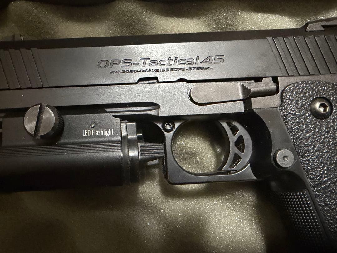 東京マルイハイキャパ OPS-Tactical45ガスガン ブラック ケース付き