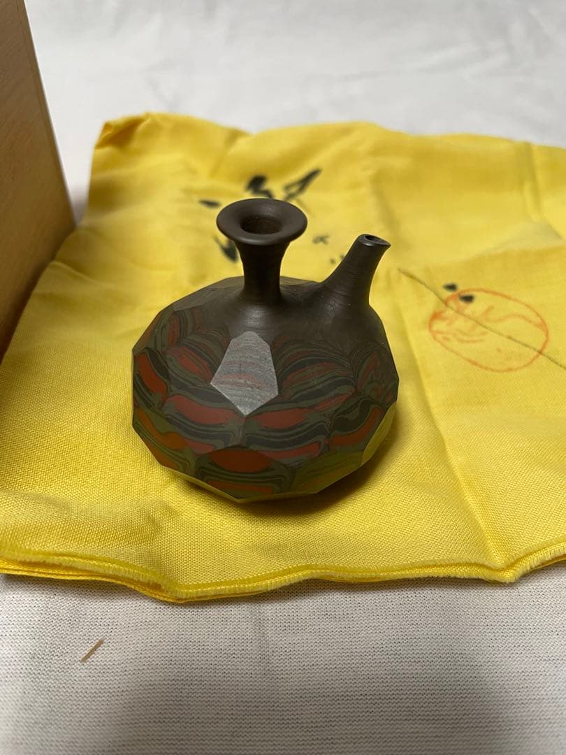 MT010 常滑焼　小西洋平　水滴　共箱