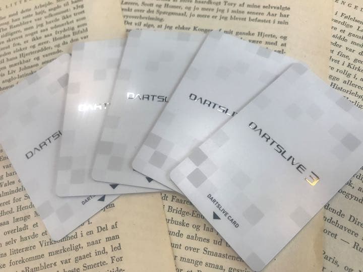 激レア 当選非売品 ダーツライブ3 銀箔押し ダーツライブカード