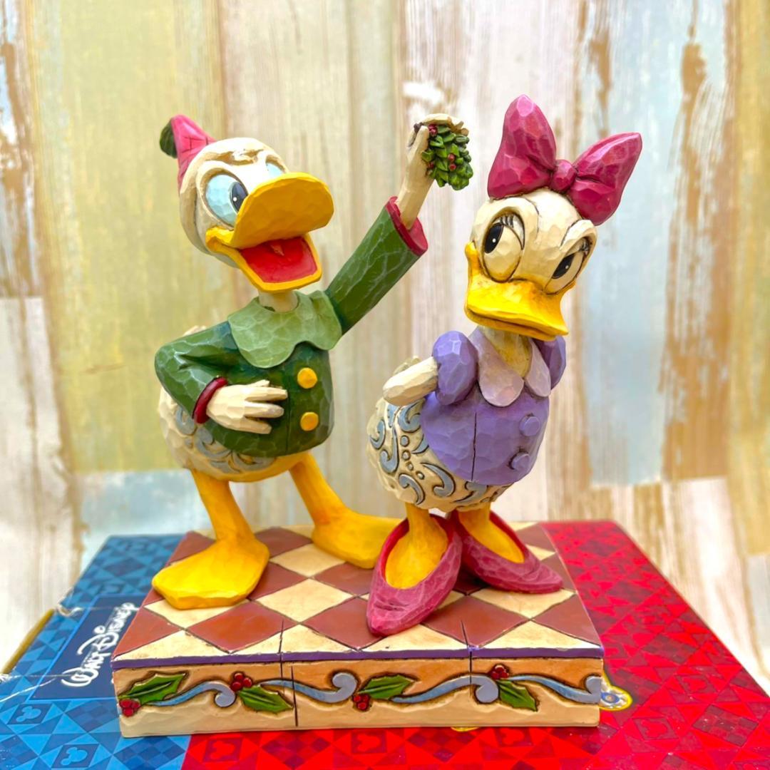 ドナルドダック クリスマス エネスコ デイジーダック スタチュー フィギュア