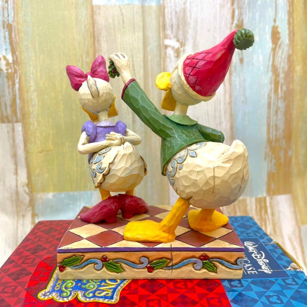 ドナルドダック クリスマス エネスコ デイジーダック スタチュー フィギュア