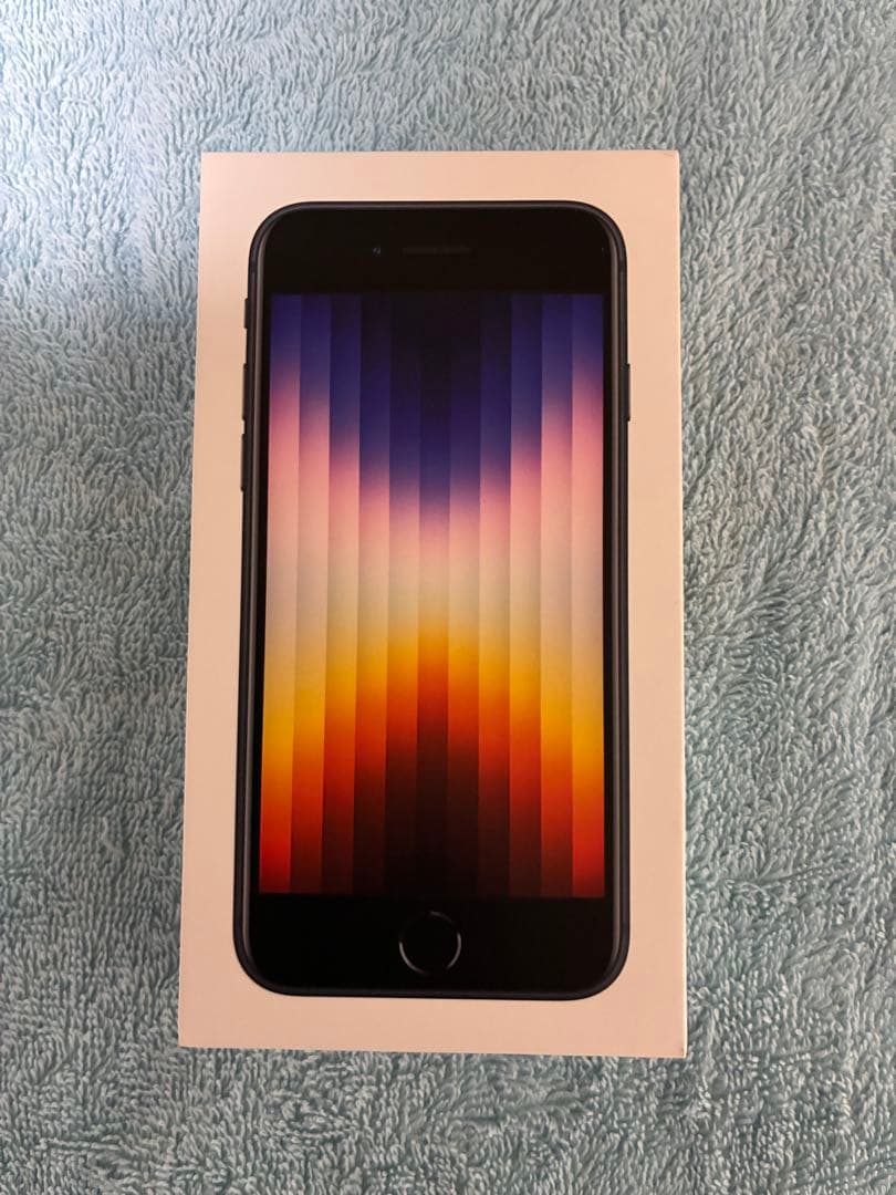 iPhone SE3 黒 電池100% 64GB