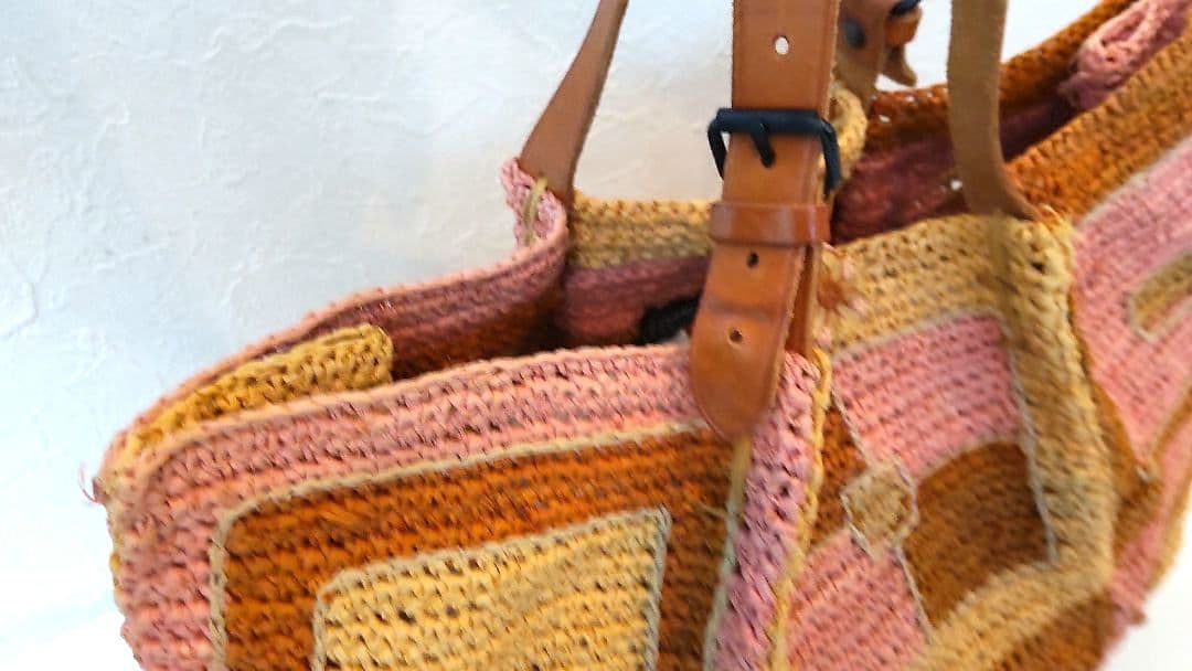 ジャマンピュエッシュ　かごバッグ　大型トートバッグ