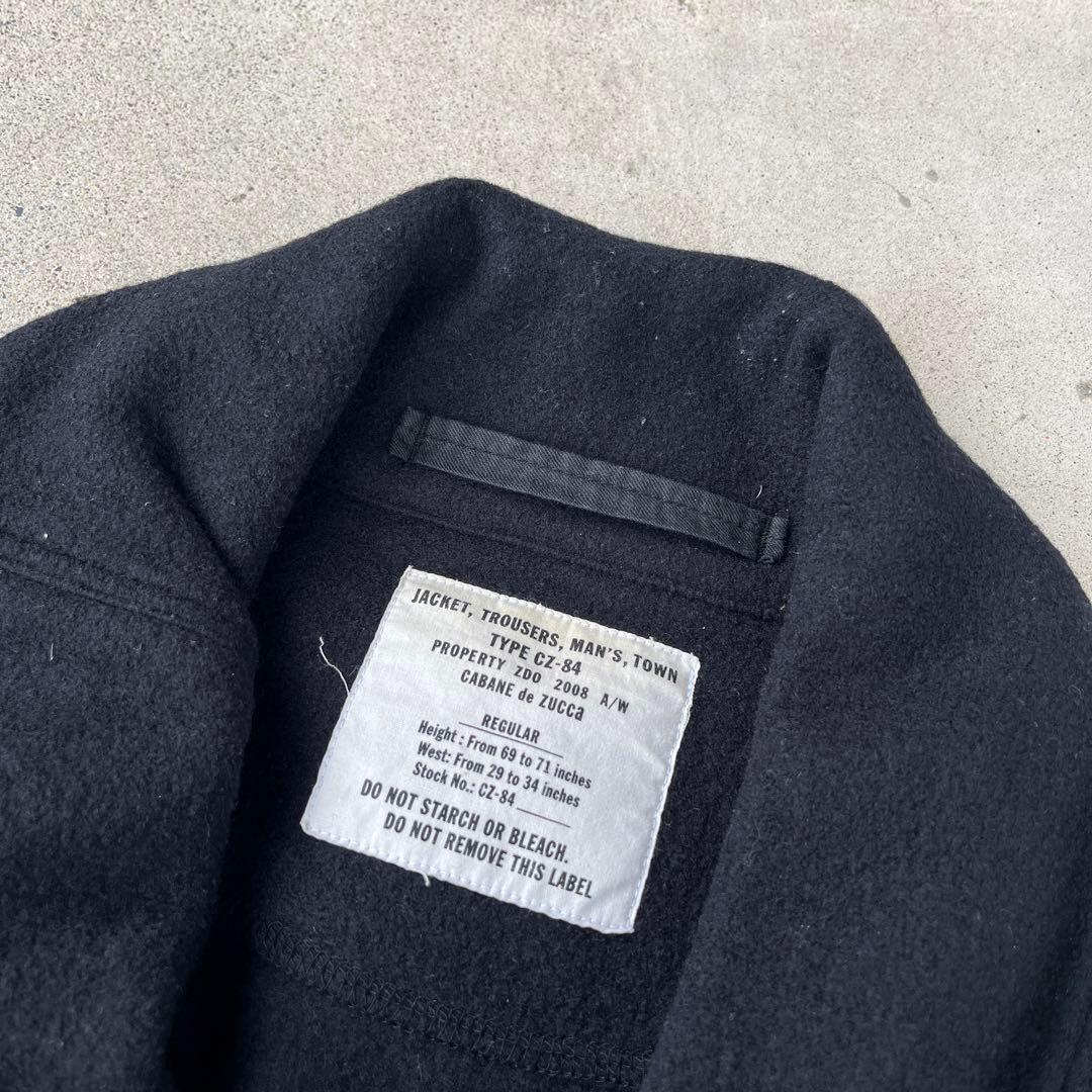 2008aw CABANE de ZUCCA ライダースジャケット