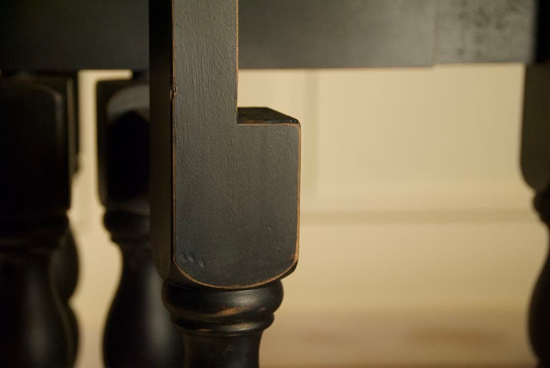 アンティークテーブル　ゲートレッグ　ドロップリーフ　オーク材　サイドテーブル