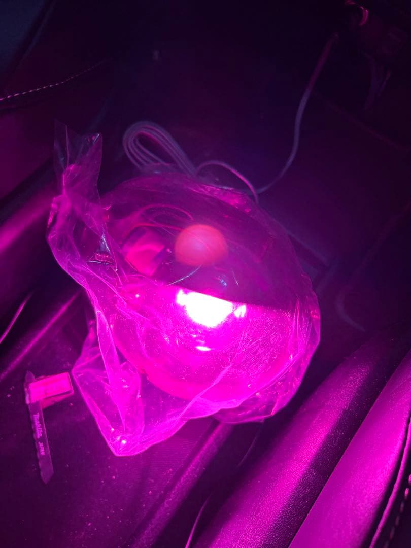 【当時物新品】回転灯 紫色 夜間表示灯 DC 12V