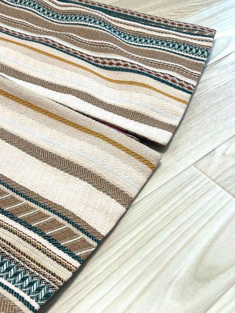 【希少・美品】MサイズETRO エトロ ストライプ チェスターコート