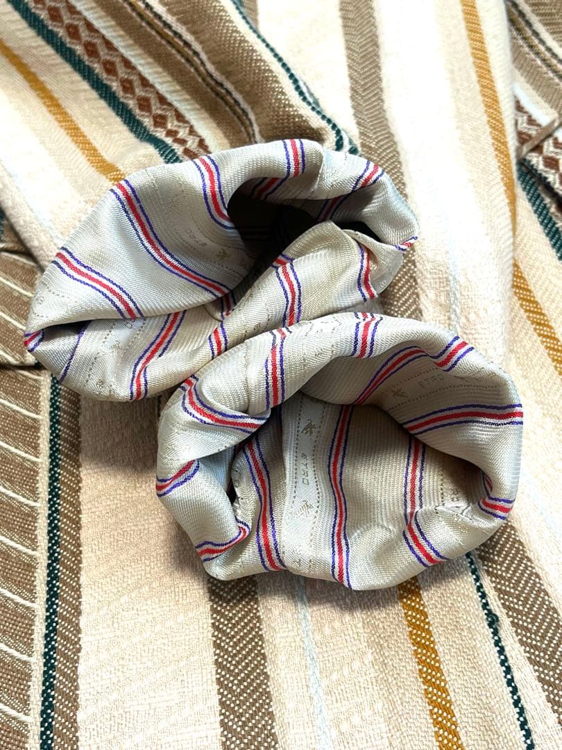 【希少・美品】MサイズETRO エトロ ストライプ チェスターコート