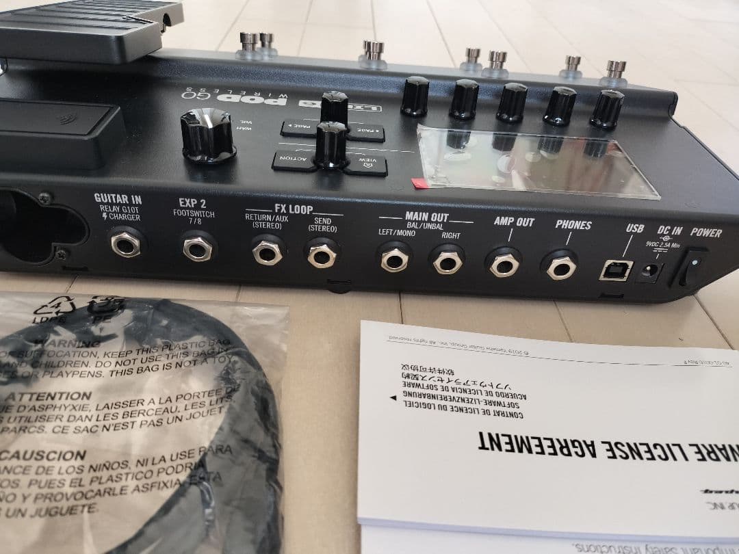 POD GO WIRELESS ギターエフェクター & Relay G10