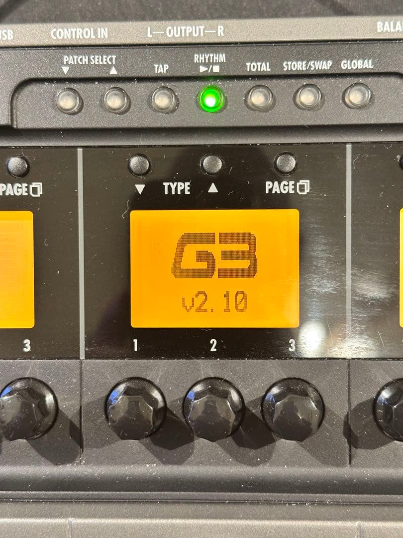 ZOOM G3 v2.10 カスタム　スクロールフットスイッチ付き