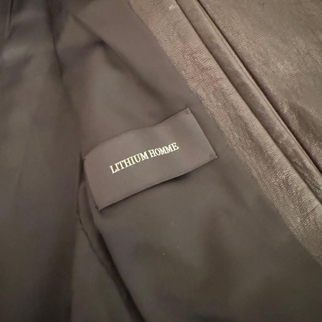 【良品】リチウムオム　シングルライダース　ジャケット