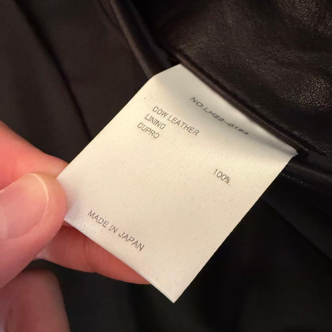 【良品】リチウムオム　シングルライダース　ジャケット