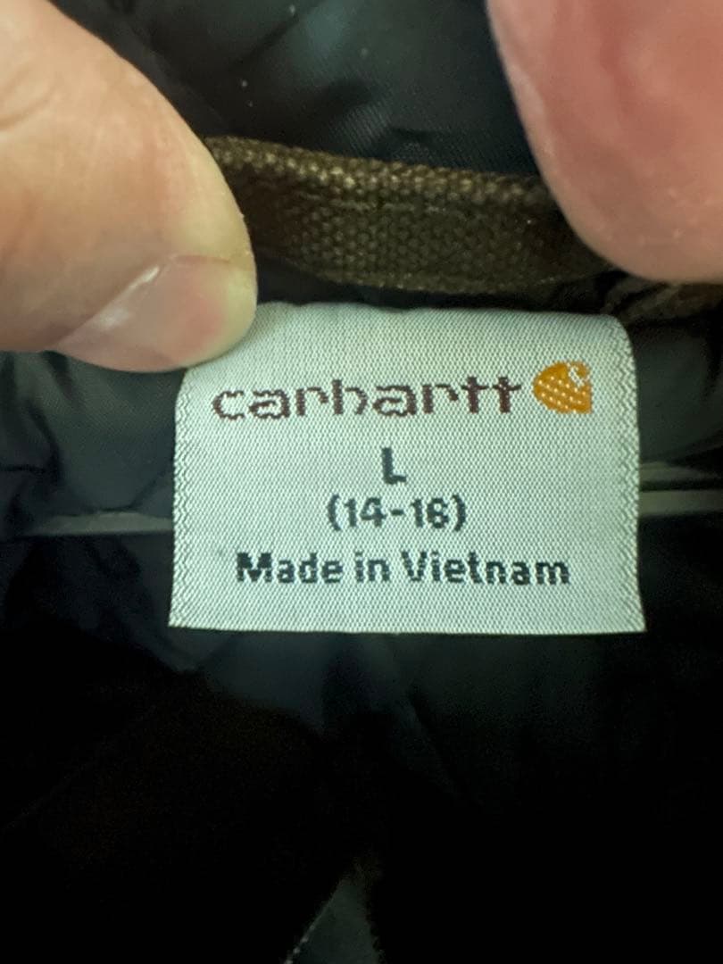 carhartt アクティブジャケット ブラウン ダック生地