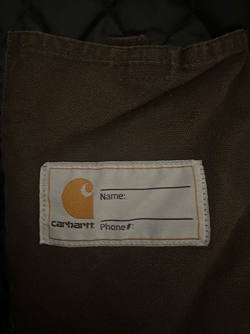 carhartt アクティブジャケット ブラウン ダック生地