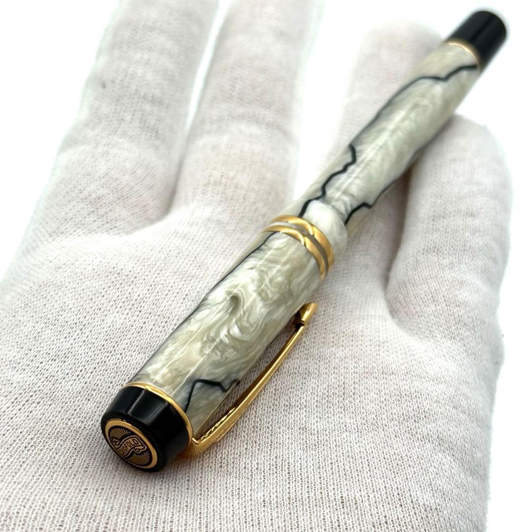 Parker パーカー Duofold デュオフォールド パール 万年筆 18K