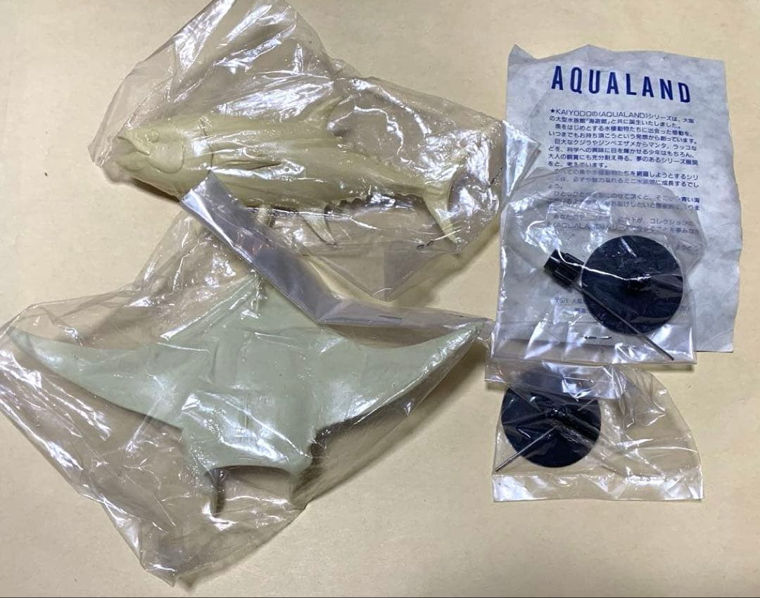 海洋堂　アクアランド　レジンキット　ホンマグロ　オニイトマキエイ　2個セット