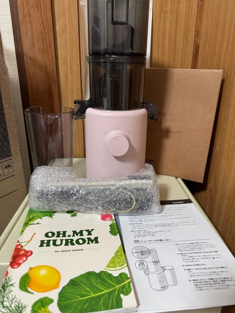 M02 HUROM ヒューロム スロージューサー H310A ピンク