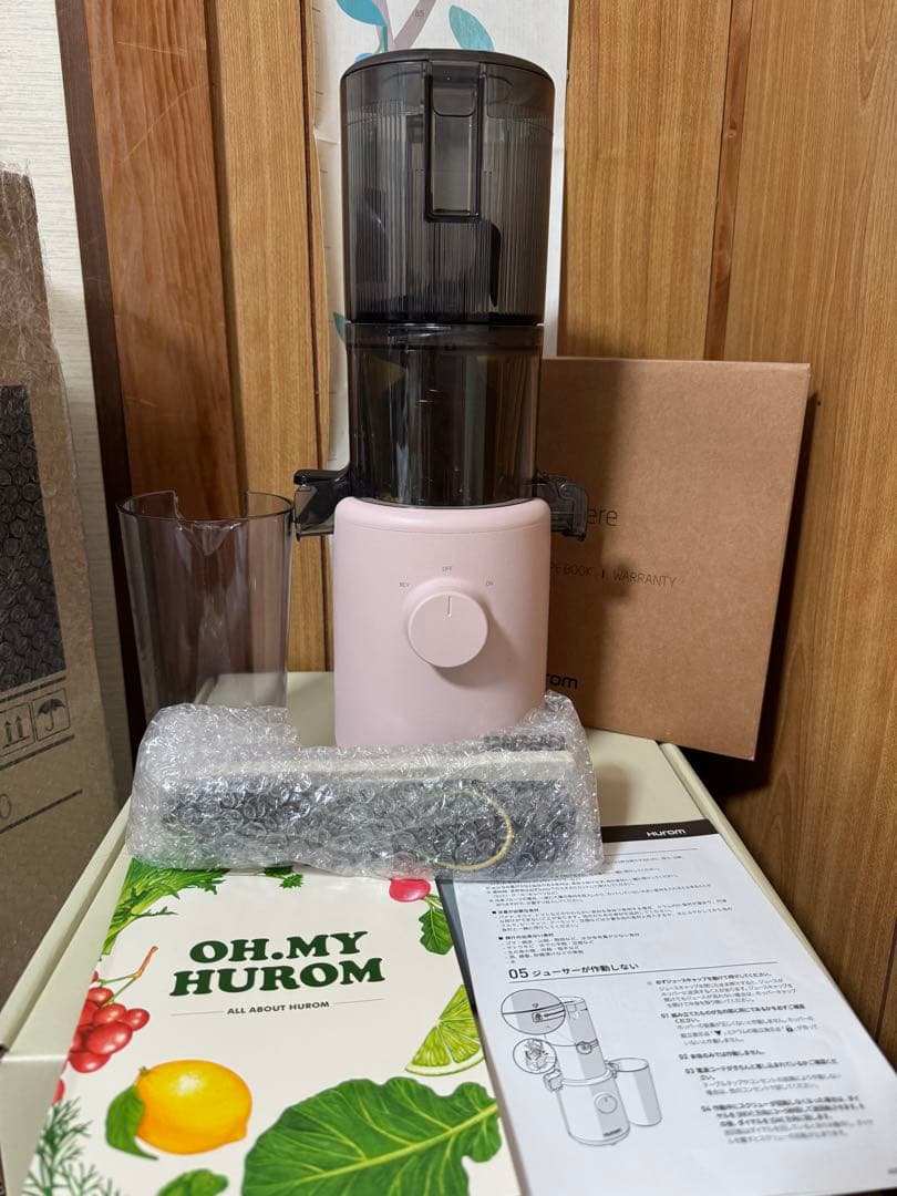 M02 HUROM ヒューロム スロージューサー H310A ピンク