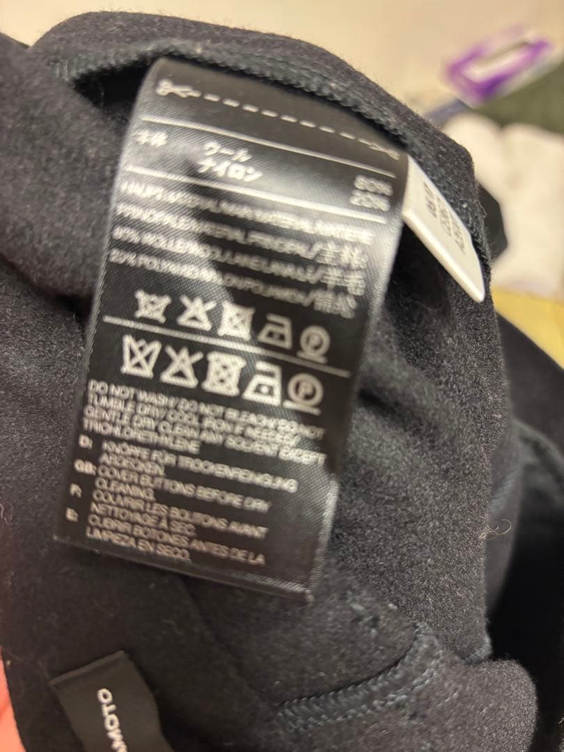 Y-3 ブラック サルエルパンツ XS