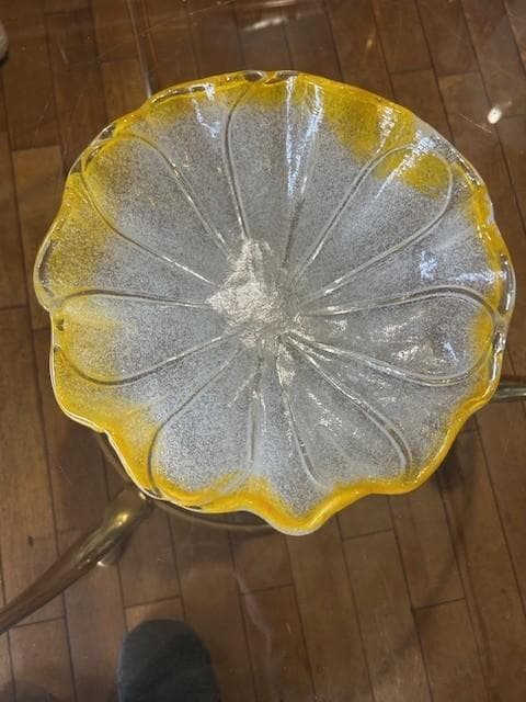 ガラス皿　アンティーク