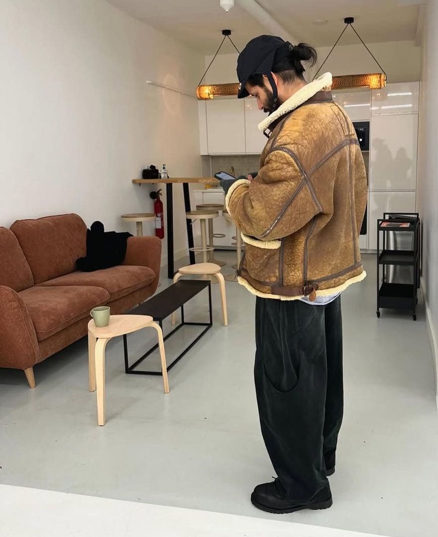 【超希少レア】名作 80s リアルムートン B-3 ジャケット