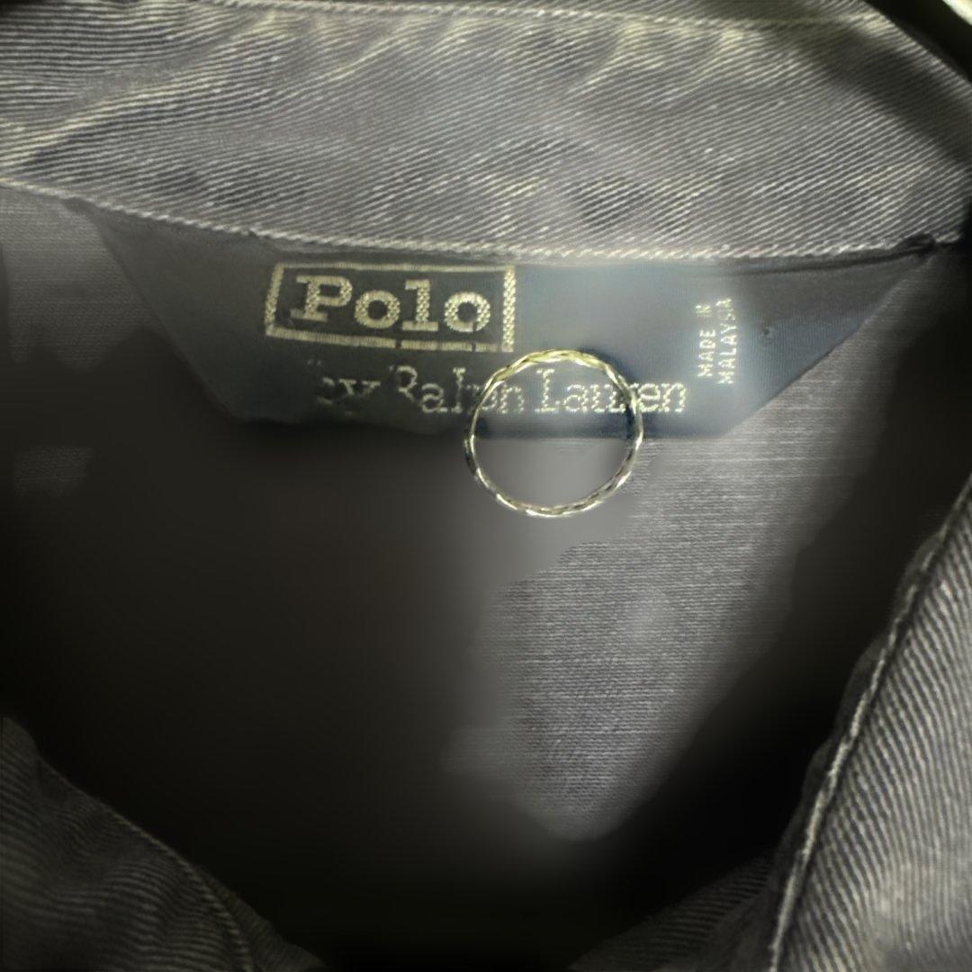 90s ポロラルフローレン スウィングトップ ネイビー Lサイズ