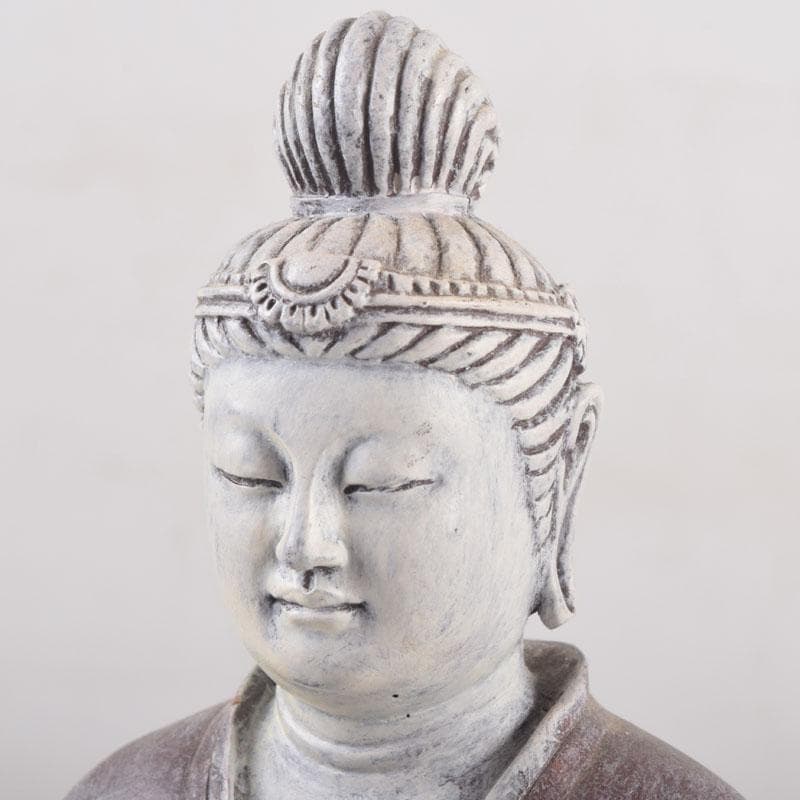 仏教美術　樹脂製　観音菩薩像　仏像　置物　V　8378