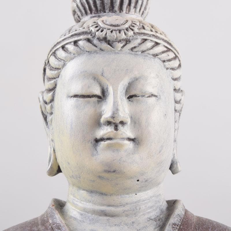 仏教美術　樹脂製　観音菩薩像　仏像　置物　V　8378