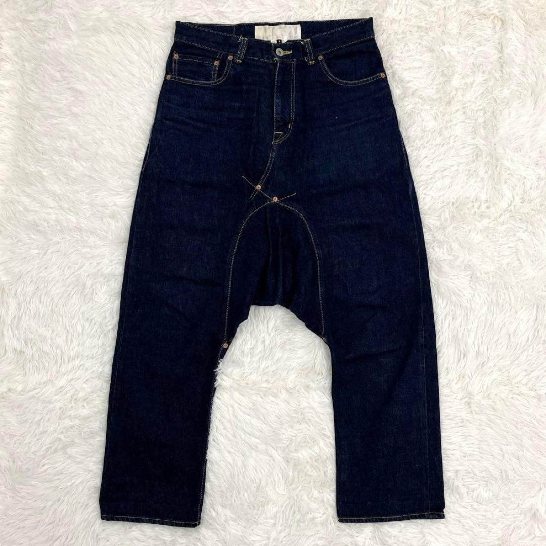 【美品・名作】ガンリュウ・デニムパンツ・サルエルパンツ・2016SS・ロング