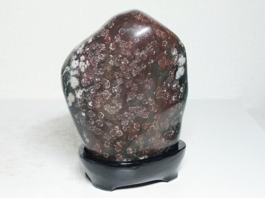 孔雀石 958g 菊花石 紋石 原石 鑑賞石 自然石 誕生石 鉱物 鉱石 水石