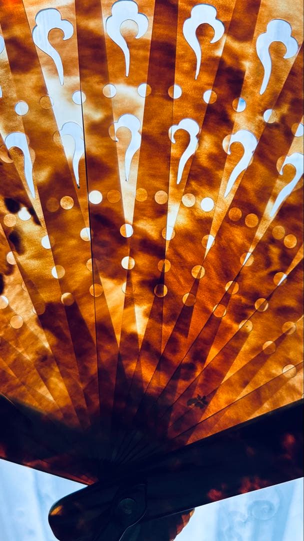 坂本べっ甲店　長崎べっ甲　扇子