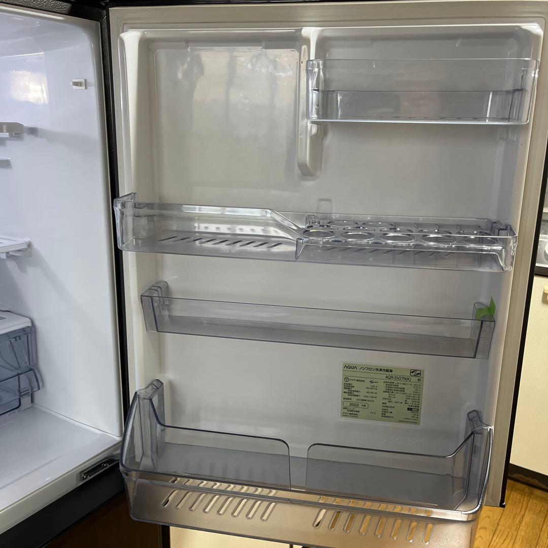 AQUA AQR-SV27N(K)冷蔵庫 272L 2022年製