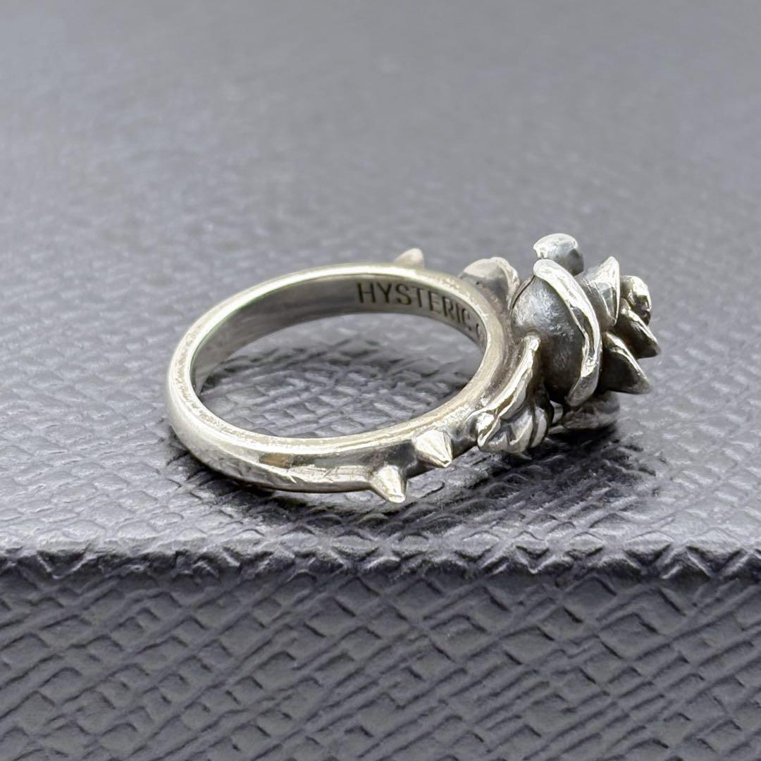 ヒステリックグラマー ローズ リング 9号 シルバー 希少 美品