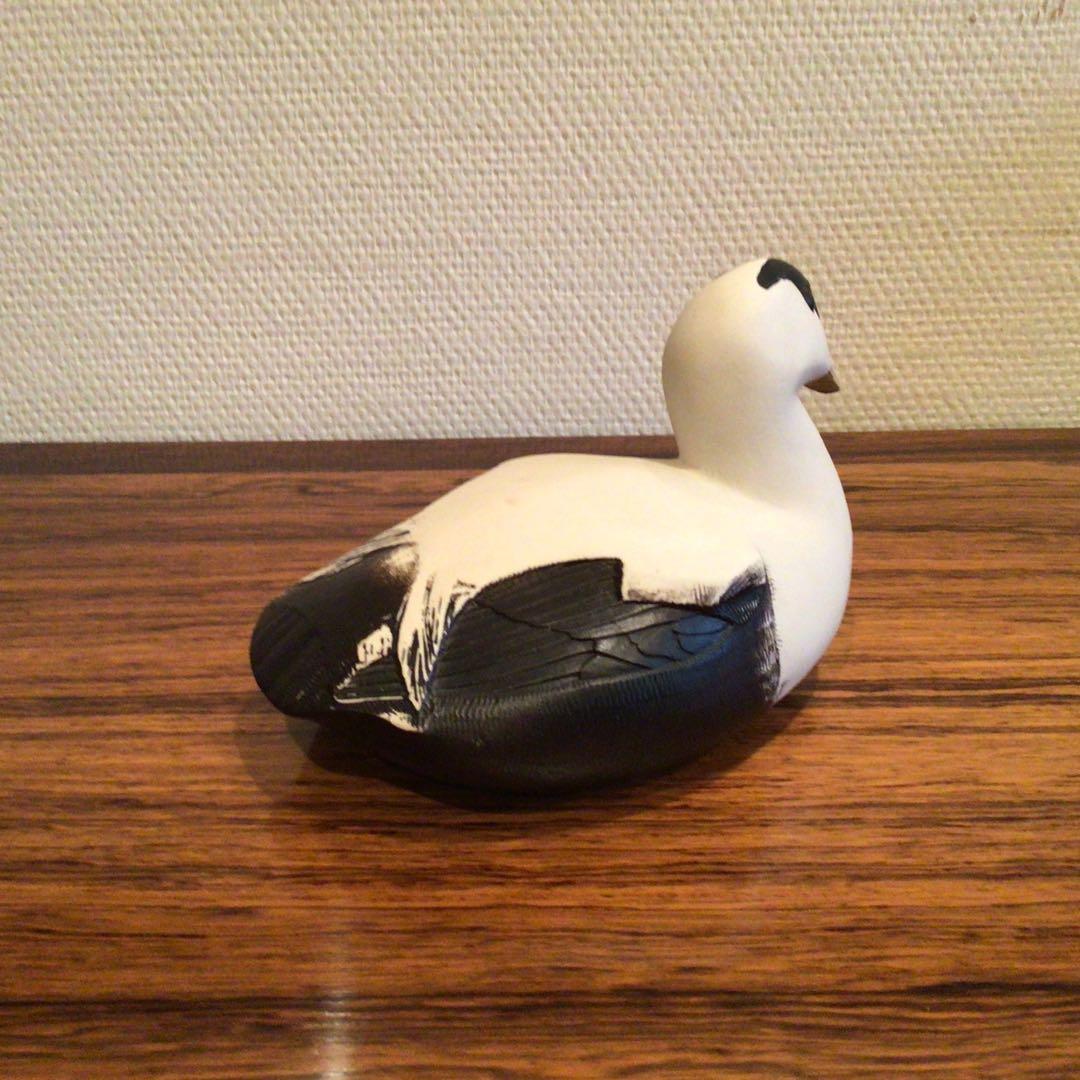 グスタフスベリ　ポール・ホフ作品　「水鳥」　ビンテージ希少品