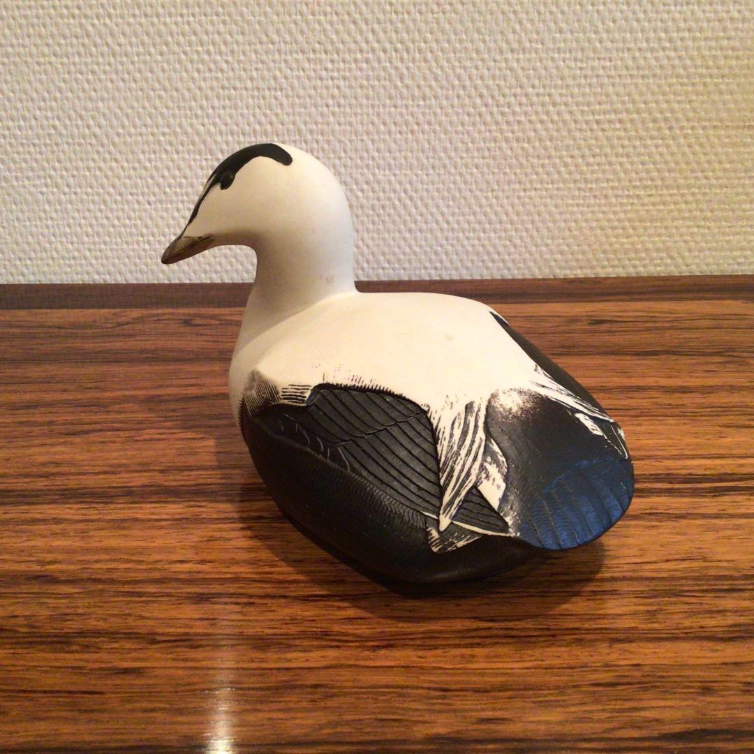 グスタフスベリ　ポール・ホフ作品　「水鳥」　ビンテージ希少品