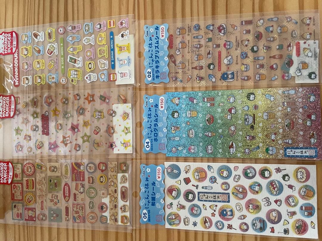 バラ売り可！！にゃんにゃんにゃんこ　シール　まとめ売りの