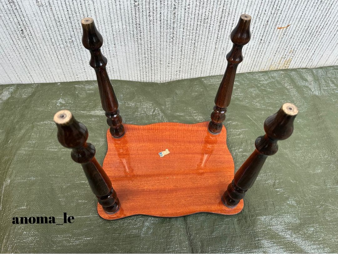 【サイドテーブル】イタリア　象嵌細工　花台　飾り台　オケージョナル　インテリア◎