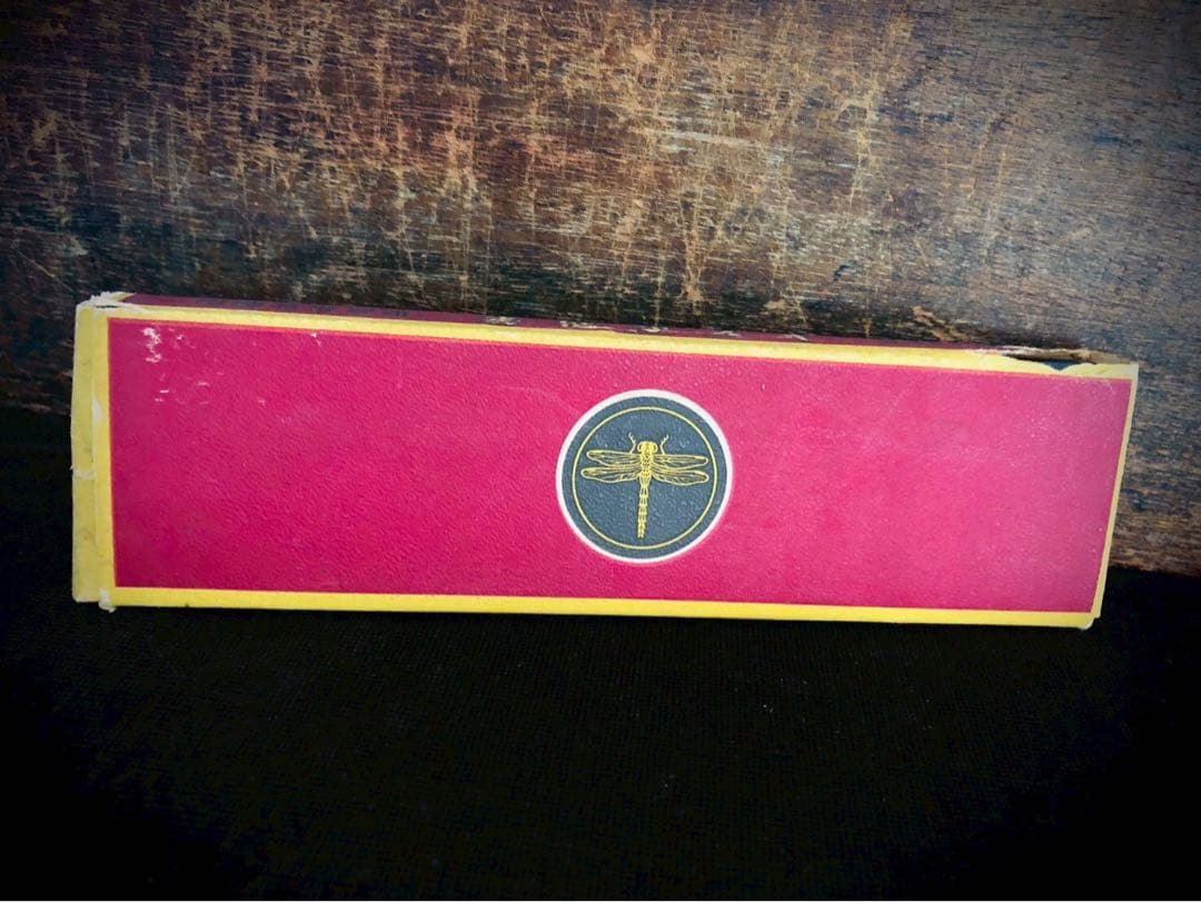 貴重！戦前（昭和13年）トンボ鉛筆8000番　最高級製図用鉛筆 「6B」12本