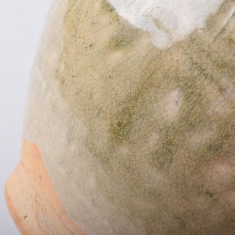 タイ古陶磁　スンコロク　宋胡録　刻線文壷　C　R8477H