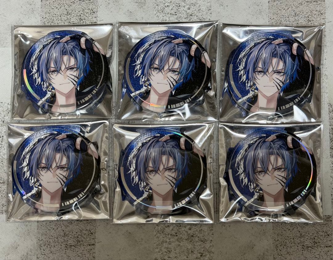 にじさんじ 小柳ロウ ぎゃうるふ 缶バッジ うるふver.