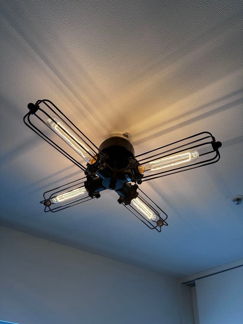 ジャーナルスタンダードファニチャー★アクメ★レトロ シーリングライト 黒