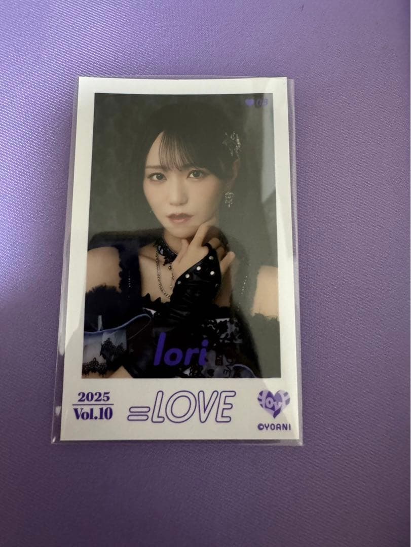 ＝LOVE イコラブ　 ミニフォトカード　vol.10 野口衣織 レアカード
