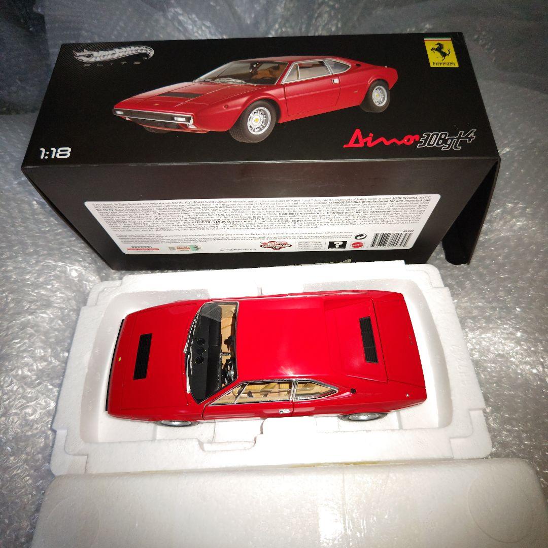 1/18　ホットウィール　エリート　フェラーリ　308　GT4　ディーノ