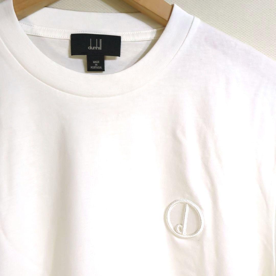 新品　dunhil クルーネック Tシャツ ホワイト　Lサイズ　メンズ