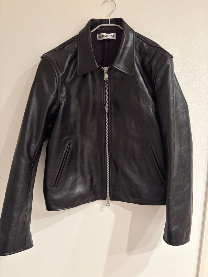 OUR LEGACY Mini jacket レザージャケット　ライダース