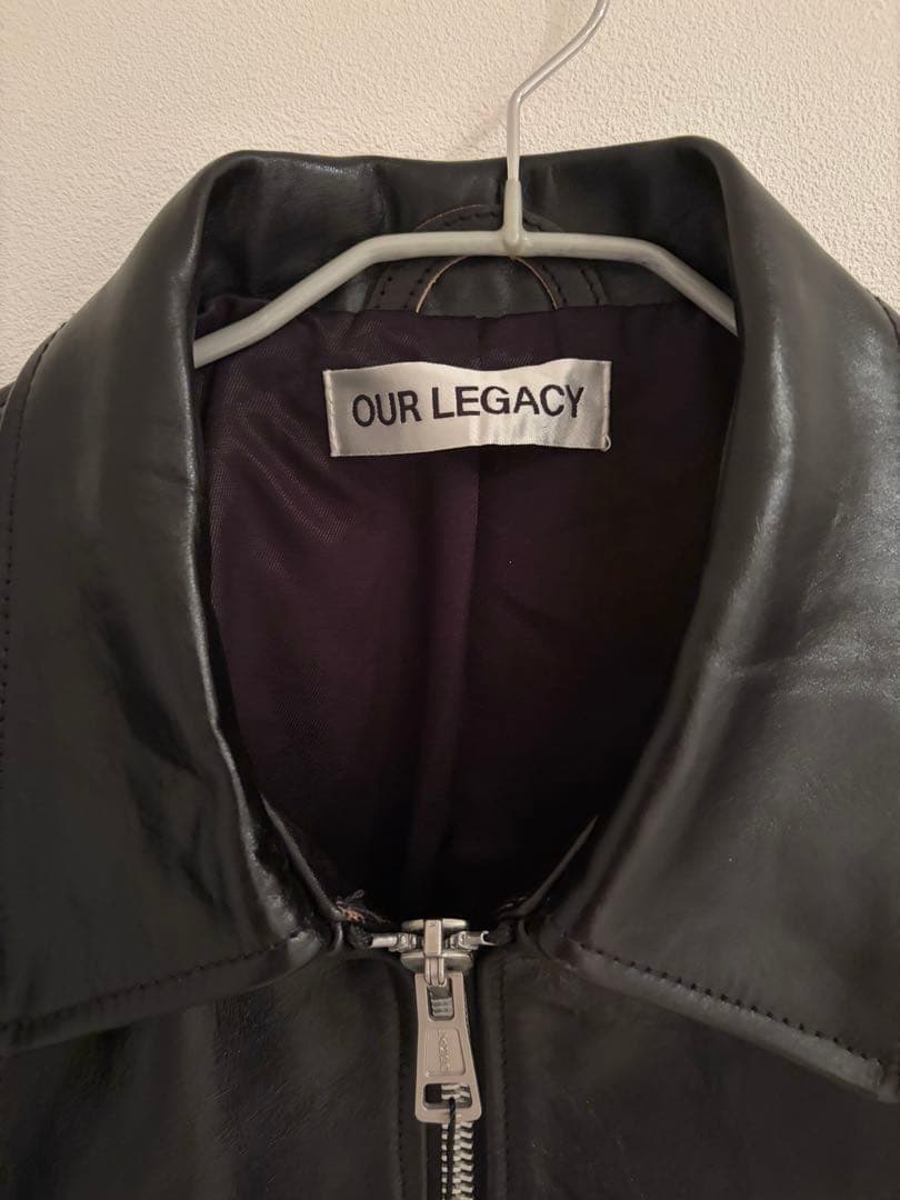 OUR LEGACY Mini jacket レザージャケット　ライダース
