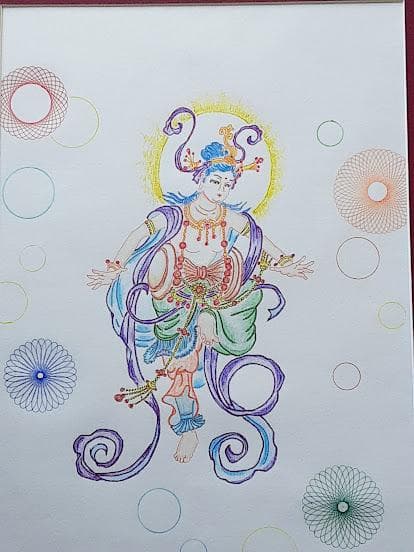 五十嵐由家　仏画365　定自在王菩薩