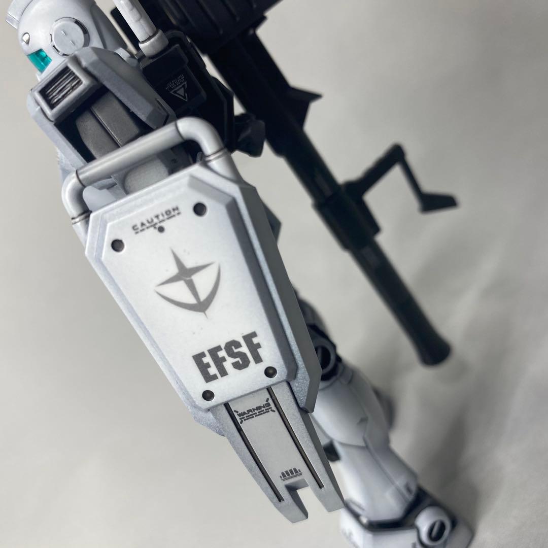 HG ジム　ロールアウトカラー　全塗装　完成品　ガンプラ　塗装済