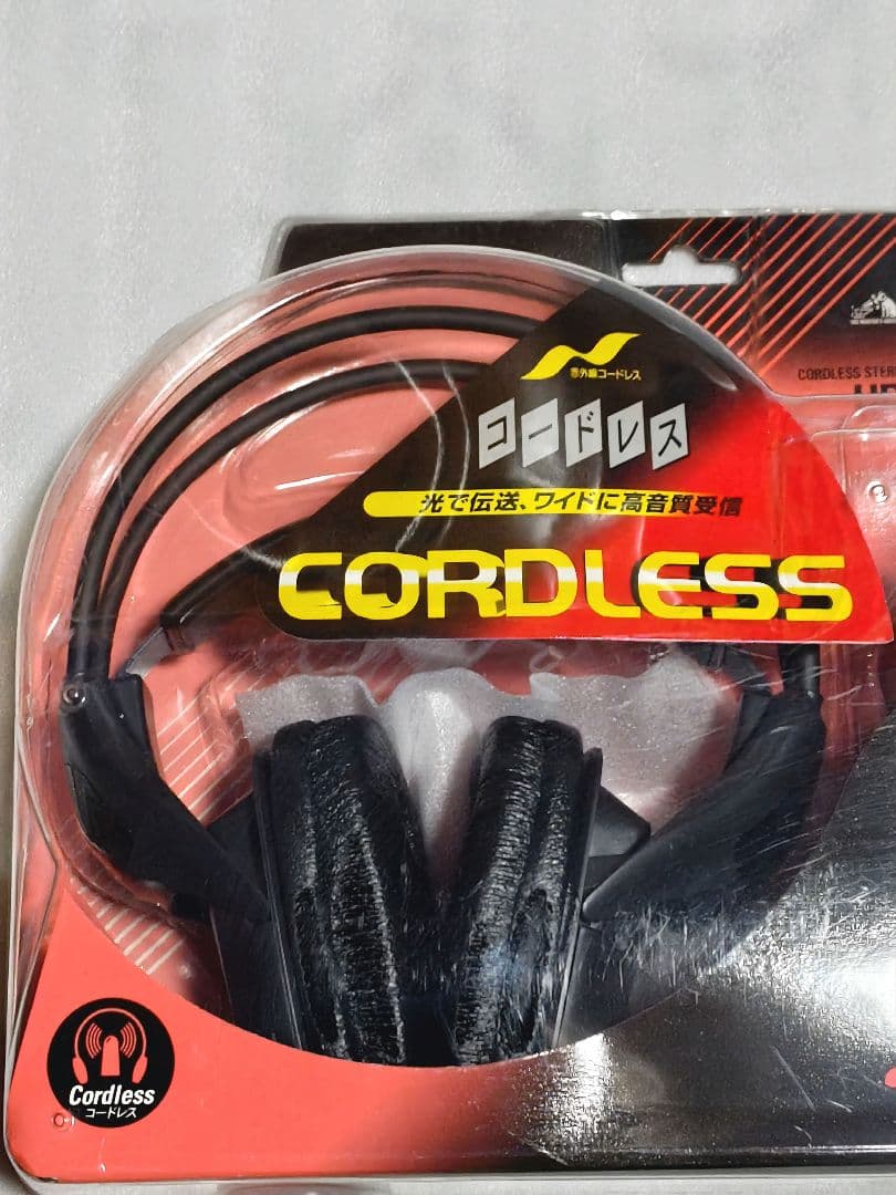 Victor ビクター　赤外線コードレス　ステレオヘッドホン　システム　ブラック