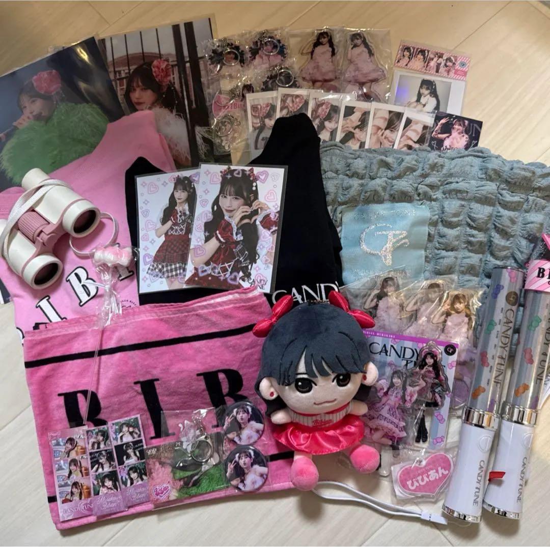 CANDEY TUNE 村川緋杏　バッグ　Tシャツ2枚　ちびぬい　ペンライト2本